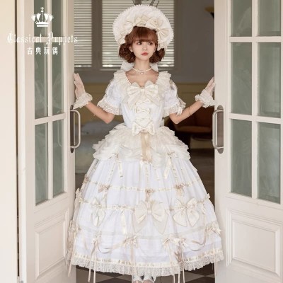 Classical Puppets Dream Bow Cotton Edition JSK and One Piece(Leftovers Stock/Stock is low/3 Colours/Full Payment Without Shipping)